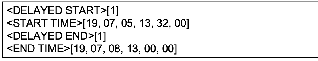 Example of delayed start on the *config.txt* file